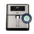 Oster Freidora de Aire CKSTAF90D, 9 Litros, 1700W, 200 °C, Plata/Negro