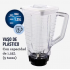 Oster Licuadora L0672, 1.2 Litros, 550W, 2 Velocidades, Blanco - Imagen adicional 1