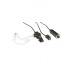 Otto Auricular con Micrófono para Radio de 3 Cables V1-10357, Negro, para Kenwood