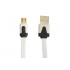 Ovaltech Cable Micro USB B Macho - USB A Macho, 1 Metro, Blanco/Negro