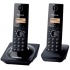Panasonic Teléfono Inalámbrico DECT KX-TG1712, Negro, 2 Piezas  1
