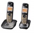 Panasonic Teléfono DECT 6.0 KX-TG4012MET, Inalámbrico, Negro