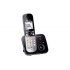 Panasonic Teléfono Inalámbrico DECT KX-TG6821MEB, Altavoz, 1 Auricular, Negro/Plata  2