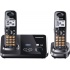 Panasonic Teléfono DECT Expandible hasta 6 Auriculares y con Ringer ID, Inalámbrico, 2 Líneas, Altavoz  1
