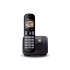 Panasonic Teléfono Inalámbrico DECT KX-TGC210B, Altavoz, 1 Auricular, 1 Línea, Negro  1