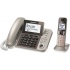 Panasonic Teléfono Inalámbrico DECT KX-TGF350N, 2 Auriculares, Altavoz, Plata - Imagen adicional 1