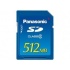 Memoria Flash Panasonic SD, 512MB, Azul  1