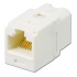 Panduit Cople Modular RJ-45, 5E, Blanco  1