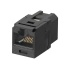 Panduit Jack de Red Cat6a de 8 Posiciones, RJ-45, Negro  1