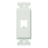 Panduit Marco Modular de 1 Puerto CFG1WH, Blanco