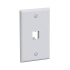 Panduit Placa de Pared CFP1WH, 1 Puerto, Blanco  1