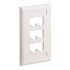 Panduit Placa Vertical de Pared Classic, 6 Puertos, Blanco  1