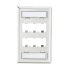 Panduit Placa de Pared Vertical CFPL6SY, Mini-Com, 6 Puertos, Acero Inoxidable