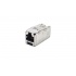 Panduit Jack Blindado Cat6, RJ-45, Negro  1