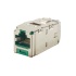 Panduit Jack de Red Blindado Mini-Com Cat6a de 8 Posiciones, RJ-45, Verde  1