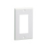 Panduit Placa Frontal Rectangular, Blanco  1