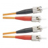 Panduit Cable Fibra Óptica OM1 Dúplex Multimodo ST Macho - ST Macho, 10 Metros, Naranja  1