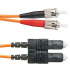 Panduit Cable Fibra Óptica Multimodo OM1 ST Macho - SC Macho, 1 Metro, Naranja  1