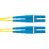 Panduit Cable de Fibra Óptica OS2 LC Macho - LC Macho, 9/125µm, 1 Metro, Amarillo/Azul  1