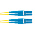 Panduit Cable Fibra Óptica Multimodo OS2 LC Macho - LC Macho, Núcleo 9µm, Cubierta 125µm, 15 Metros, Amarillo