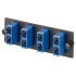 Panduit Panel de 3 Adaptadores de Fibra Óptica SC Monomodo Duplex, Azul  1