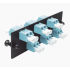 Panduit Panel de 6 Adaptadores de Fibra Óptica LC Dúplex Multimodo, Azul  4