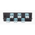 Panduit Panel de 6 Adaptadores de Fibra Óptica LC Dúplex Multimodo, Azul  5
