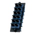 Panduit Panel de 6 Adaptadores de Fibra Óptica SC Dúplex Monomodo, Azul  1