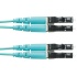 Panduit Cable Fibra Óptica LC Macho - LC Macho, 2 Metros, Turquesa