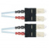 Panduit Cable Fibra Óptica Multimodo OM4 SC Macho -  SC Macho, 3 Metros, Turquesa  1