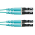 Panduit Cable Fibra Óptica Multimodo OM4 de 2 Fibra LC Dúplex LC Macho - LC Macho, 5 Metros, Turquesa  1