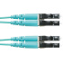 Panduit Cable Fibra Óptica Multimodo OM4 de 2 Fibra LC Dúplex LC Macho - LC Macho, 5 Metros, Turquesa