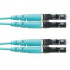 Panduit Cable Fibra Óptica Multimodo OM4 Dúplex, LC Macho - LC Macho, 13 Metros, Aqua