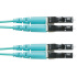 Panduit Cable Fibra Óptica Multimodo OM4 LC Macho - LC Macho, Núcleo 50µm, Cubierta 125µm, 18 Metros, Azul