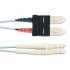 Panduit Cable Fibra Óptica Multimodo OM4 LC Macho - SC Macho, 1 Metro, Azul  1