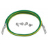 Panduit Cable para Aterrizar Equipos 6AWG, 20cm, Verde/Amarillo  1