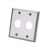 Panduit Caja de Pared IAEFP2-2G, 2 Puertos, Acero Inoxidable  1