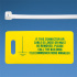 Panduit Kit de 10 Etiquetas Impresas, Amarillo, Incluye 10 cinchos  1