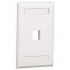 Panduit Placa Vertical NK1FIWY, 1 Ventana, Blanco  1