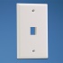 Panduit Placa de Pared 1 Puerto NetKey, Marfíl  1