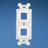 Panduit Marco Modular Dúplex de 2 Puertos NetKey, Blanco  1