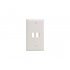 Panduit Placa para Pared 2 Puertos NetKey, Blanco  1