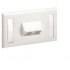 Panduit Placa de Pared, 2 Puertos RJ-45, Blanco  1