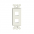 Panduit Marco Modular NK2RMFIW, 2 Puertos Netkey, Blanco Mate  1