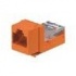 Panduit Jack Cat5e, RJ-45, Rojo  1