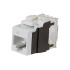 Panduit Jack de Red Cat6a de 8 Posiciones, RJ-45, Blanco  1