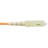 Panduit Cable de Fibra Óptica OM3 SC Macho - Pigtail, 2 Metros, Amarillo  1