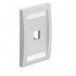 Panduit Placa Mini-Com CFPE1IW, 1 Ventana, Blanco  1