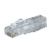 Panduit Conector RJ-45 para Cable Cat6a UTP, Transparente, 100 Piezas  1