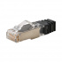Panduit Plug Modular Blindado Categoría 6, 8 Hilos, 8 Posiciones, Transparente, Paquete de 100 Piezas